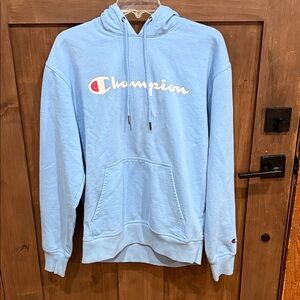 Champion Sky Blue Men's Hoodie